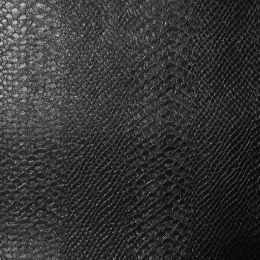 Кожа искусственная Рептилия - Питон 4 (Kroco) черный - Материал Рептилия
