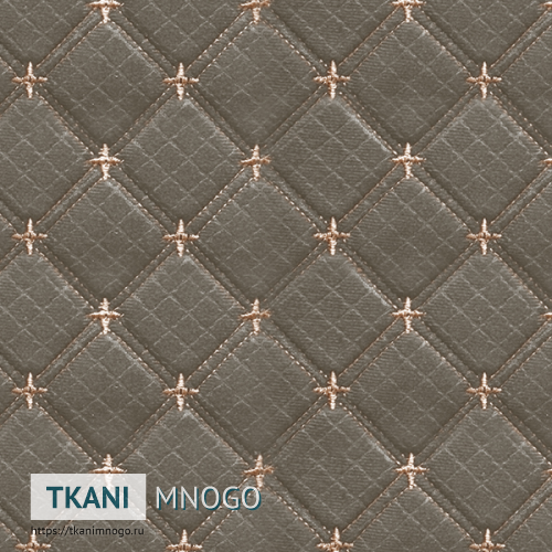 Фото ткани велюра “1915-7” (ромб серый)