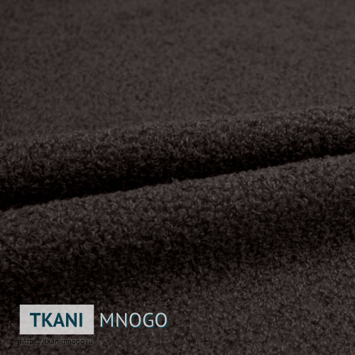 Фото фактуры велюра “cf010-5” (однотонный коричневый)