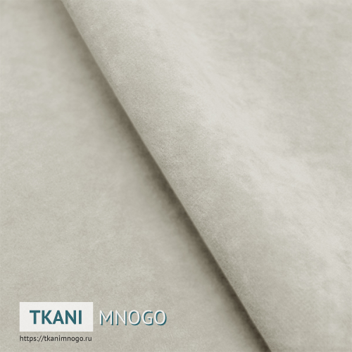 Фото обивки велюра “2” (однотонный белый)