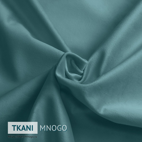 Фото внешнего вида велюра “MR-17” (однотонный голубой)