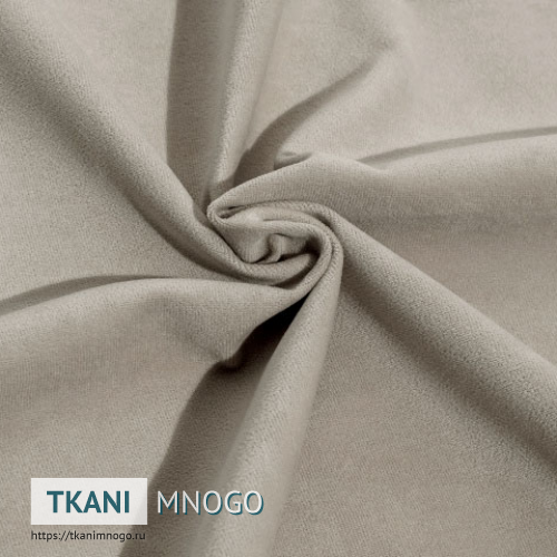 Фото внешнего вида велюра “П-02” (однотонный бежевый)