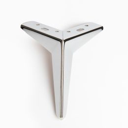 Опора угол наклон М013 Н100 хром - Опоры мебельные